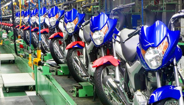 Produção cresce e anima fabricantes de motos