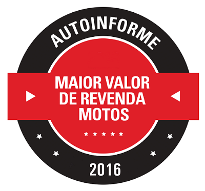 Prêmio Maior Valor de Revenda – Motos 2016