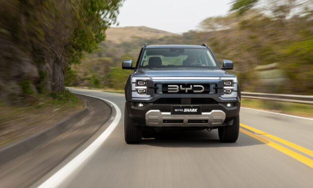 Picape Shark híbrida plugável é estratégica para BYD crescer