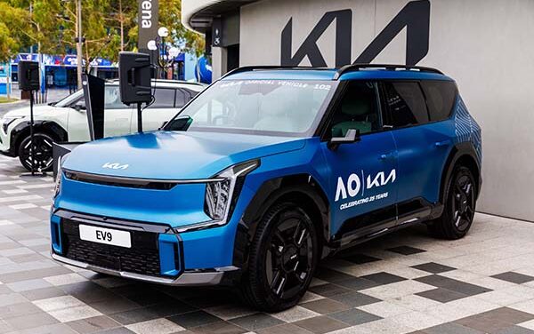 Kia leva sua frota de eletrificados no Australian Open