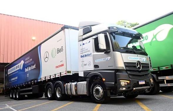 Actros a biocombustível % tem desempenho similar ao diesel de petróleo